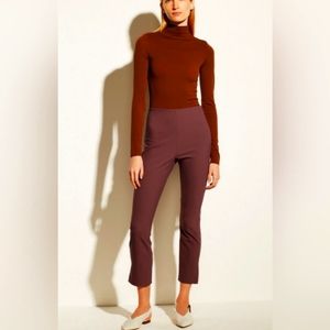 Vince Split Hem Crop Flare Pants stretch size XS